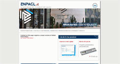 Desktop Screenshot of modulare.enpacl.it